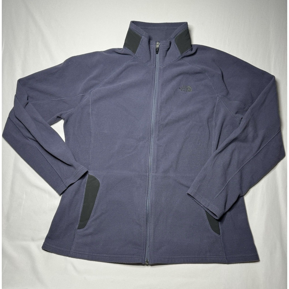 The North Face Women's RDT 100 Full Zip Greystone Blue Jacket XL Flashdry